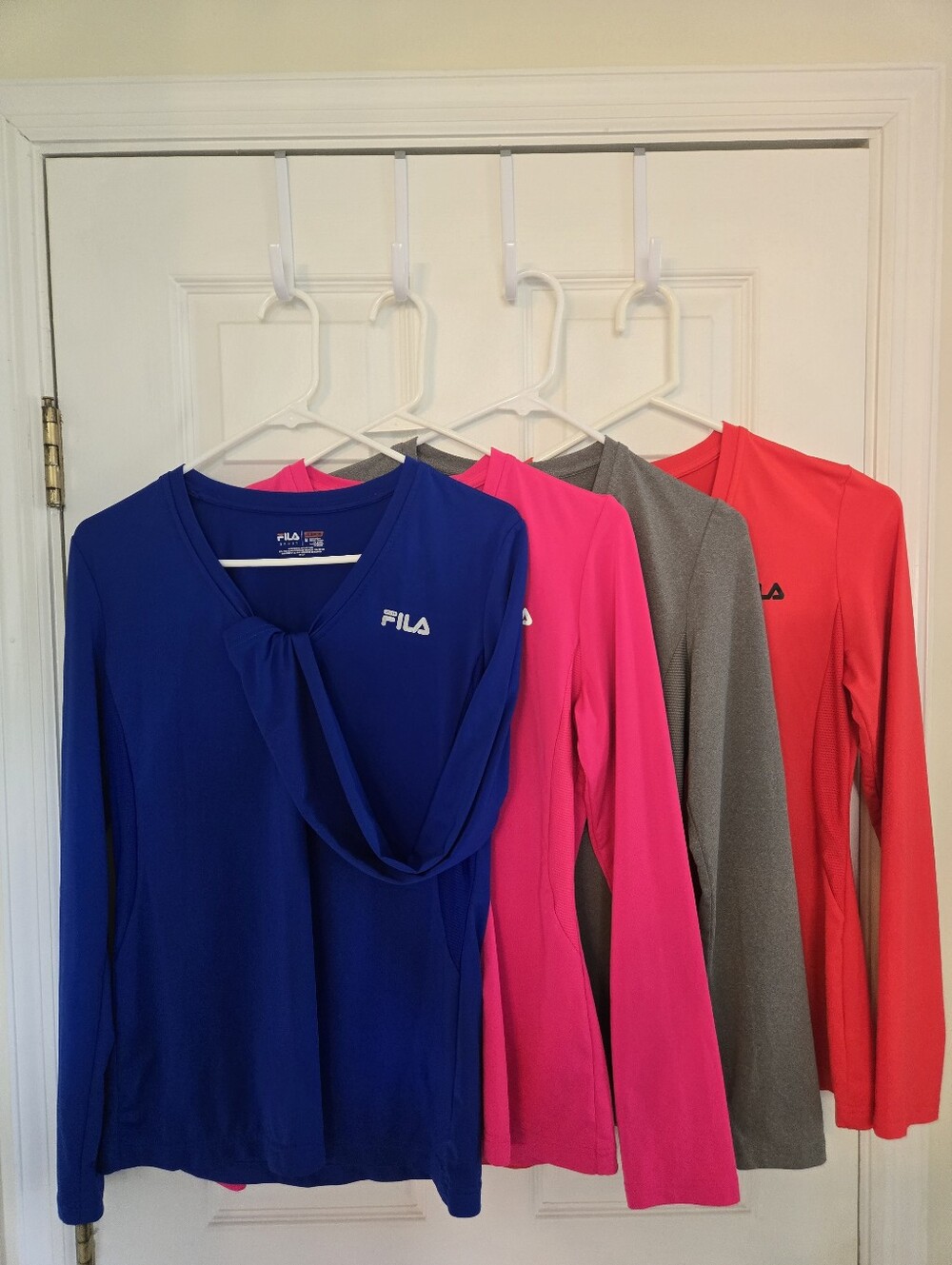 FILA Long Sleeved Active Pullover Top Set Of 4 Smalls Sport Running Workout